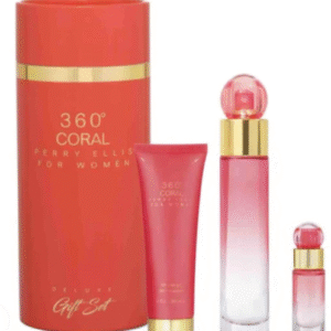 Estuche Perry Ellis 360° Coral – 100 ml – Eau de Parfum – Mujer
