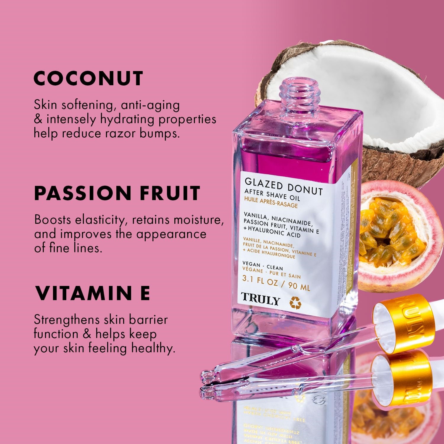 Truly Luxury After Shave Oil | Soothing Glazed Donut